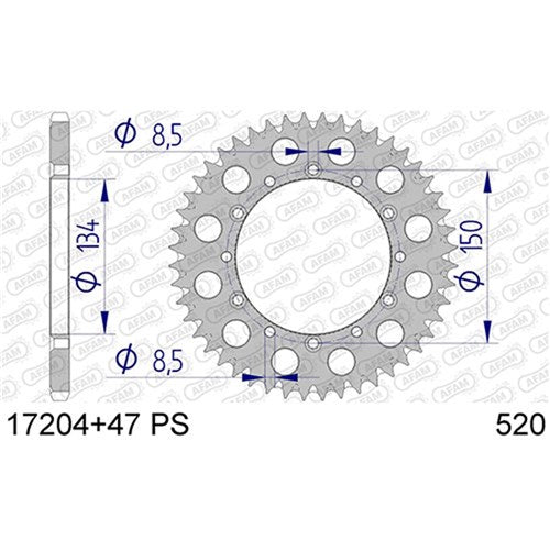 AFAM A50 520 KLX250/300 98-#TBD#