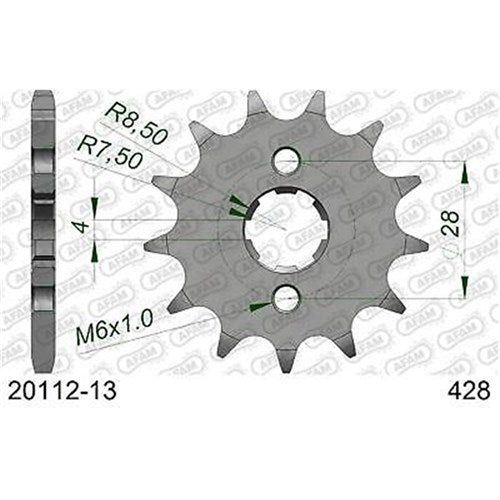 AFAM 13T 428 HONDA CRF125 14-