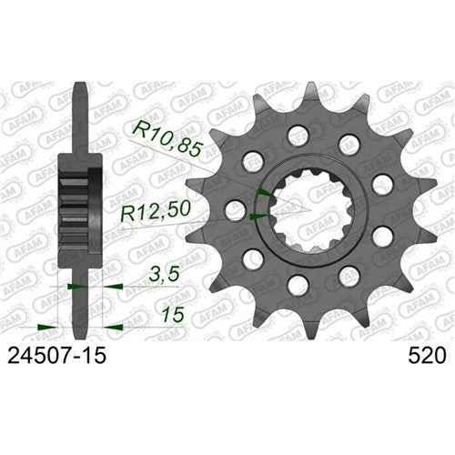 AFAM 15T TRUIMPH TT600 #520 CONV.#