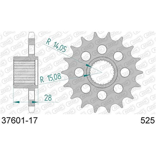 AFAM 17T 525 APRILIA 850 MANA