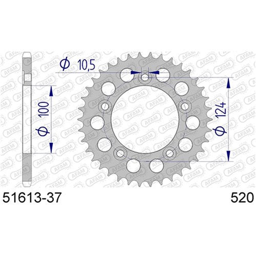 AFAM A37T 520 CONV 749/999 ALLOY