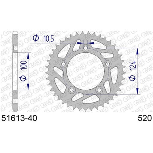 AFAM A40T 520 CONV 749/999 ALLOY