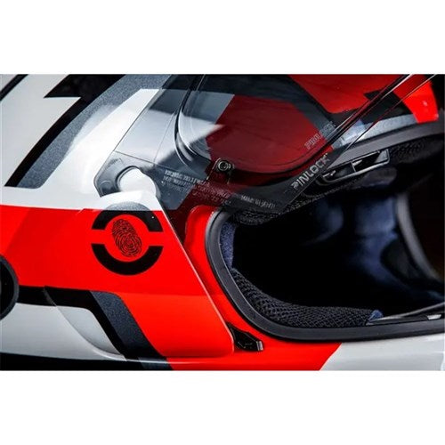 ARAI VAS-V SIDE PODS FACE RED