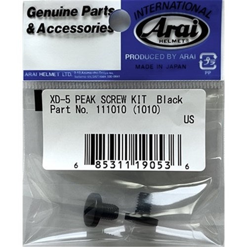 ARAI TX-5 PEAK SCREW BLK (SET)