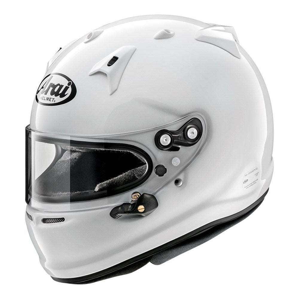 ARAI GP-7FRP 8859-2015 WHT W/FORCED AIR (LG)