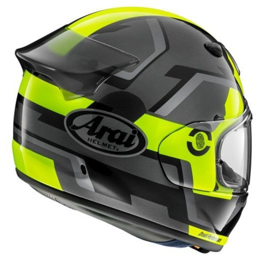 ARAI QUANTIC FACE FLURO YEL (XS)