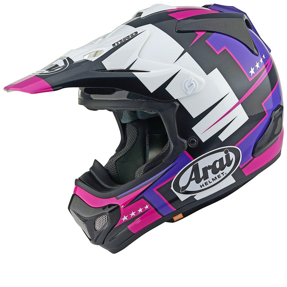 ARAI MX-V EVO BATTLE PURPLE (LG)