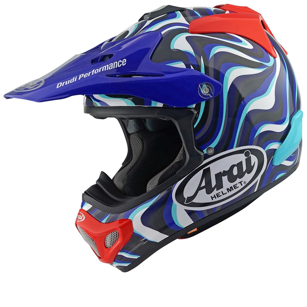 ARAI MX-V EVO STREAM BLU (XL)