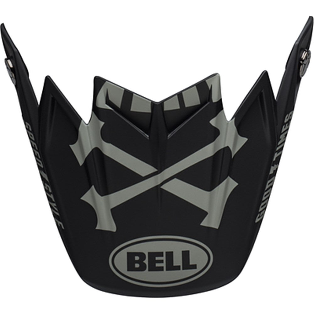 BELL S/P - MOTO-9 FLEX PEAK FASTHOUSE WRWF M/G BLK/WHT/GRY #