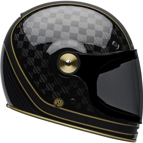 BELL BULLITT CARBON ROLLIN SANDS CHECK IT - MATTE GLOSS BLACK