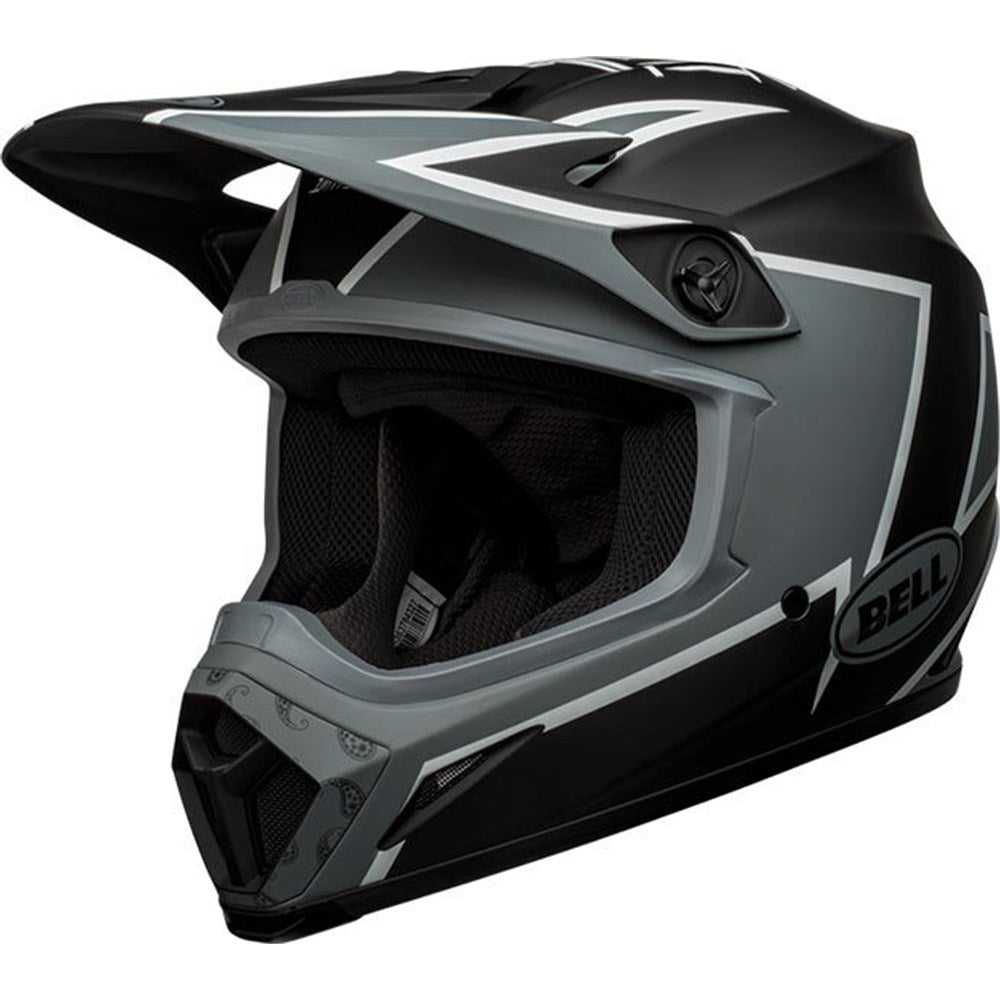 BELL MX-9 MIPS SE TWITCH MATT BLK/GRY/WHT (SM) [ONC01] #