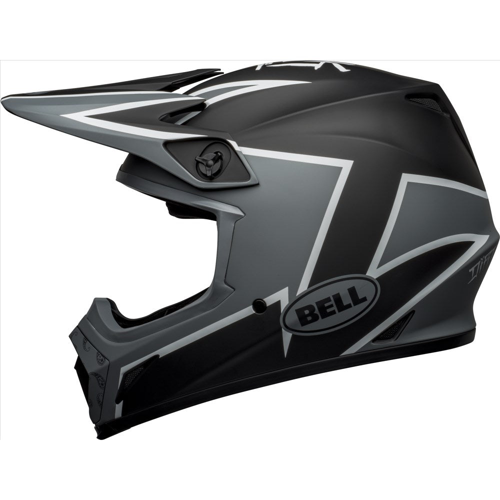 BELL MX-9 MIPS SE TWITCH MATT BLK/GRY/WHT (MD) [ONC01] #