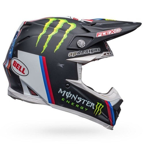 BELL MOTO-9S FLEX TOMAC REP 22 - MATTE BLACK/WHITE