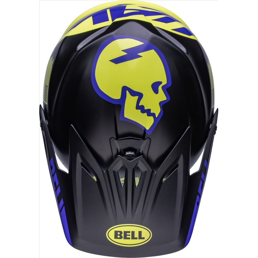 BELL MOTO-9 MIPS YOUTH SLAYCO MATT BLK/HI-VIZ YEL (LG/XL) [ONC01] #