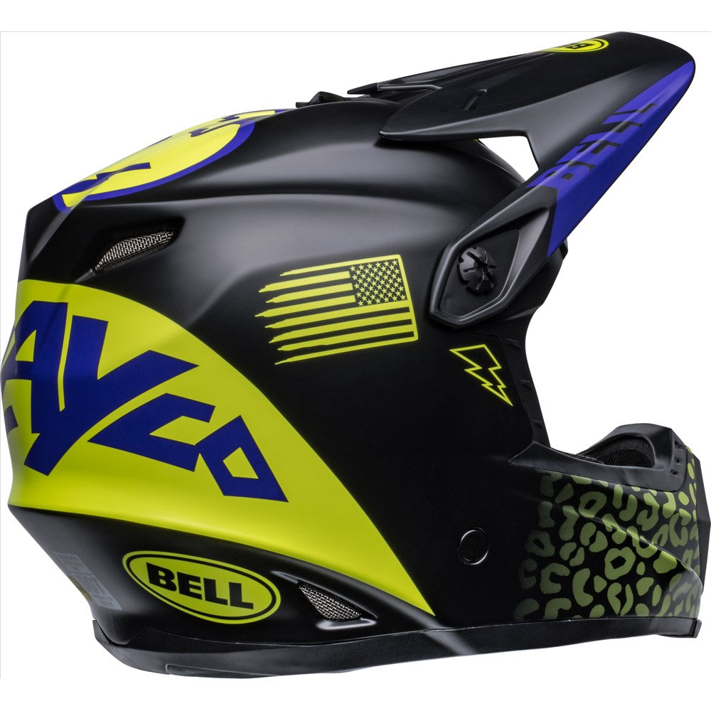 BELL MOTO-9 MIPS YOUTH SLAYCO MATT BLK/HI-VIZ YEL (SM/MD) [ONC01] #