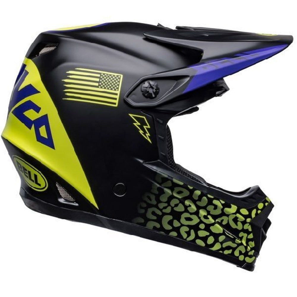 BELL MOTO-9 MIPS YOUTH SLAYCO MATT BLK/HI-VIZ YEL (SM/MD) [ONC01] #