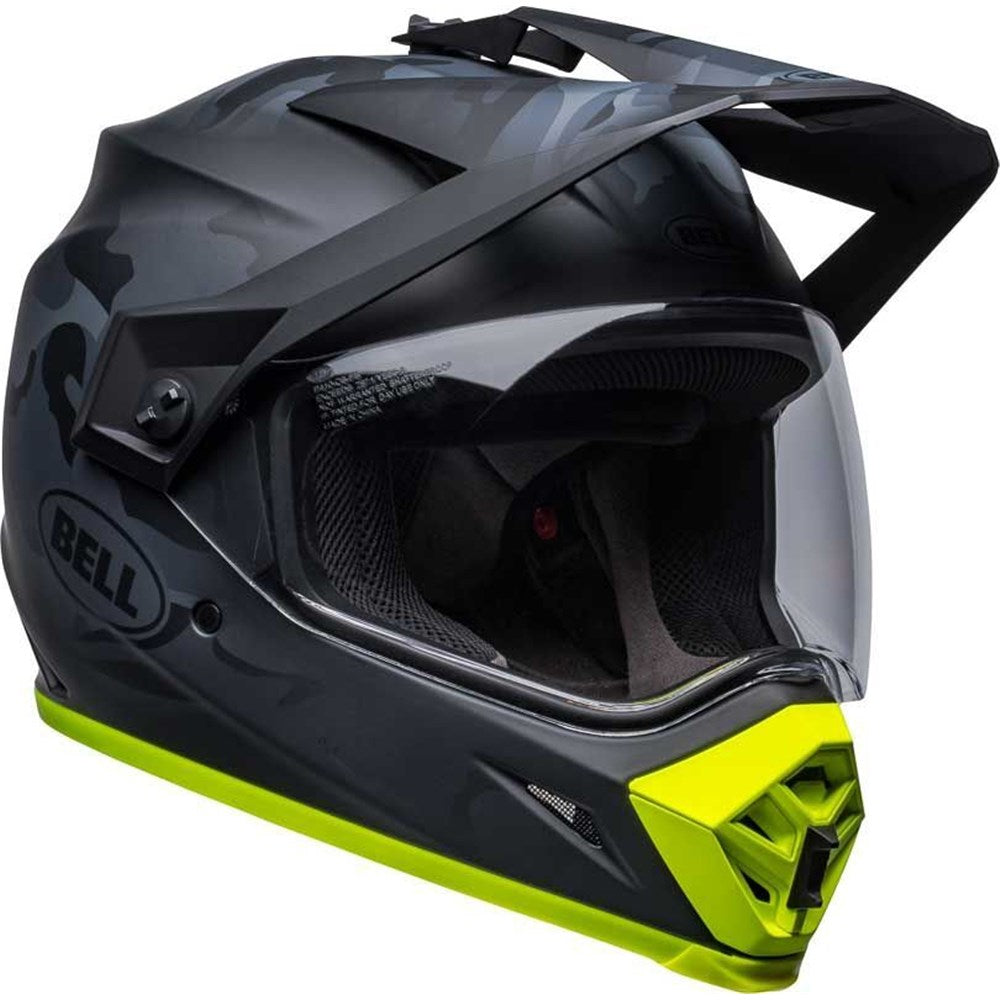 BELL MX-9 ADV MIPS STEALTH CAMO MATT BLK/HI-VIZ YEL (2XL) [ONC01] #