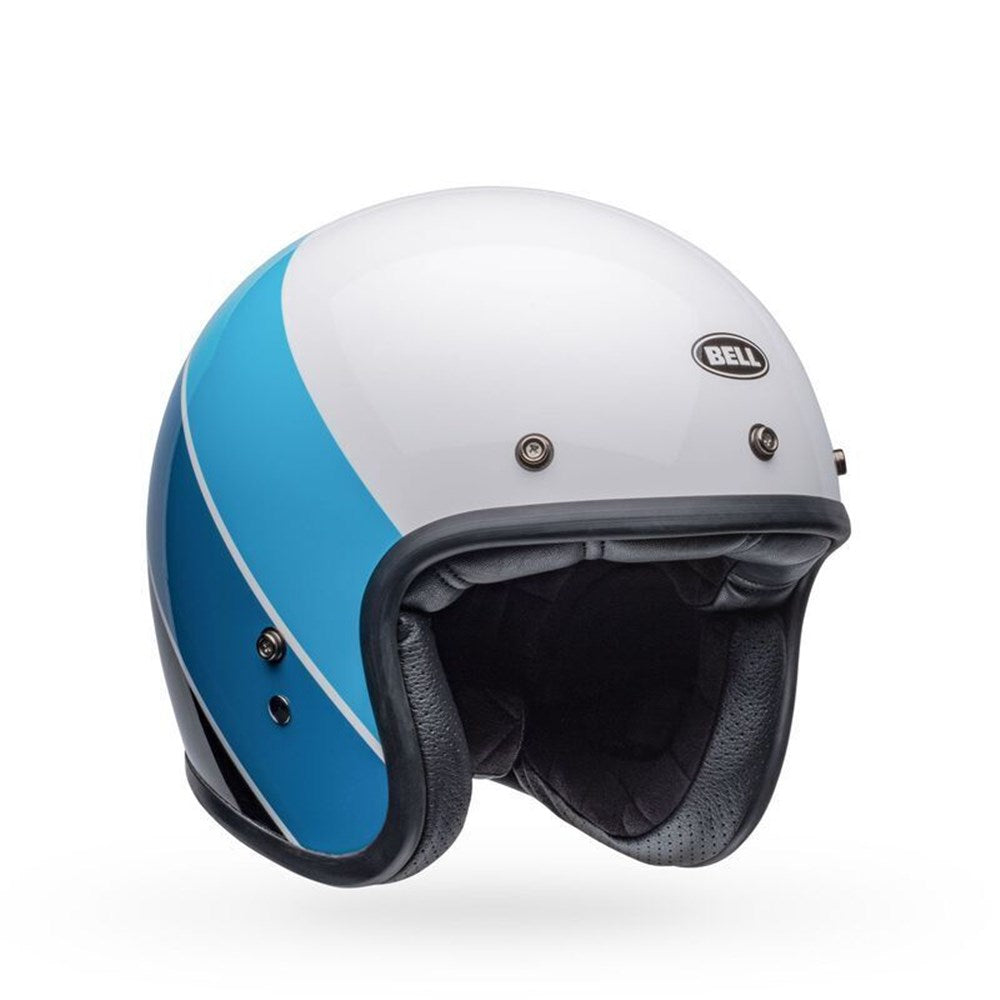 BELL CUSTOM 500 RIFF WHT/BLU (MD) [ONC01] #
