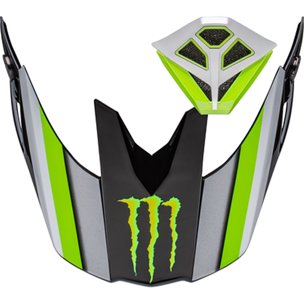 BELL S/P - MOTO-10 PEAK M/PIECE KIT PRO CIRCUIT 22 BLK/GRN #