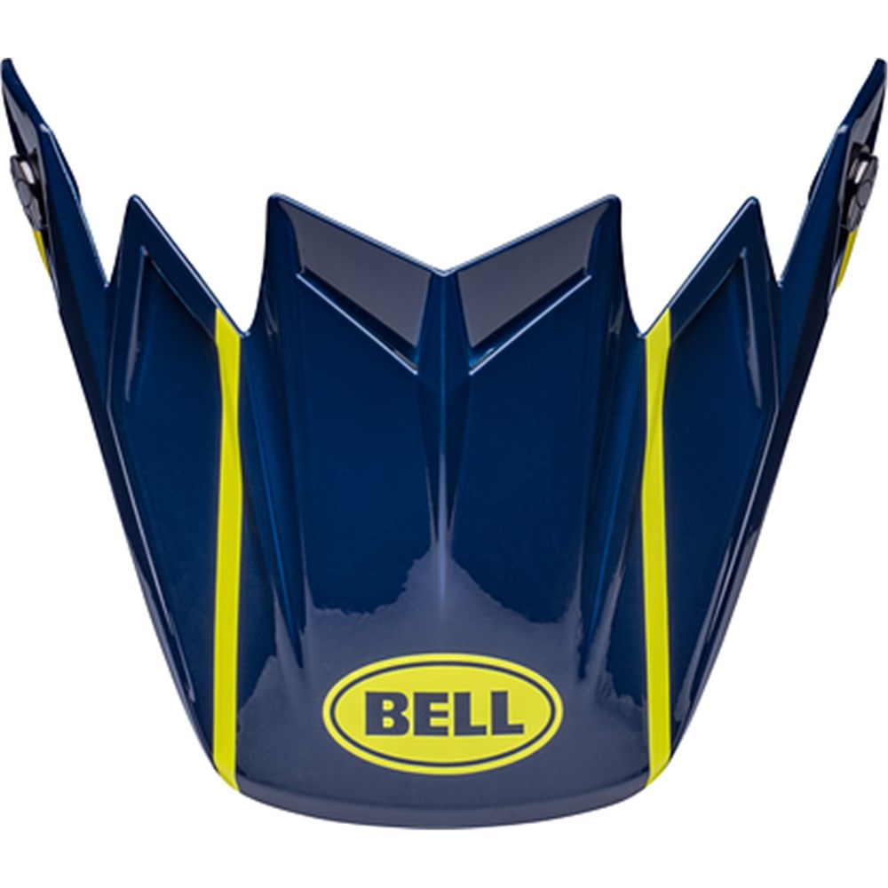 BELL S/P - MOTO-9S FLEX PEAK SPRINT M/G DRK BLU/HI-VIZ YEL #
