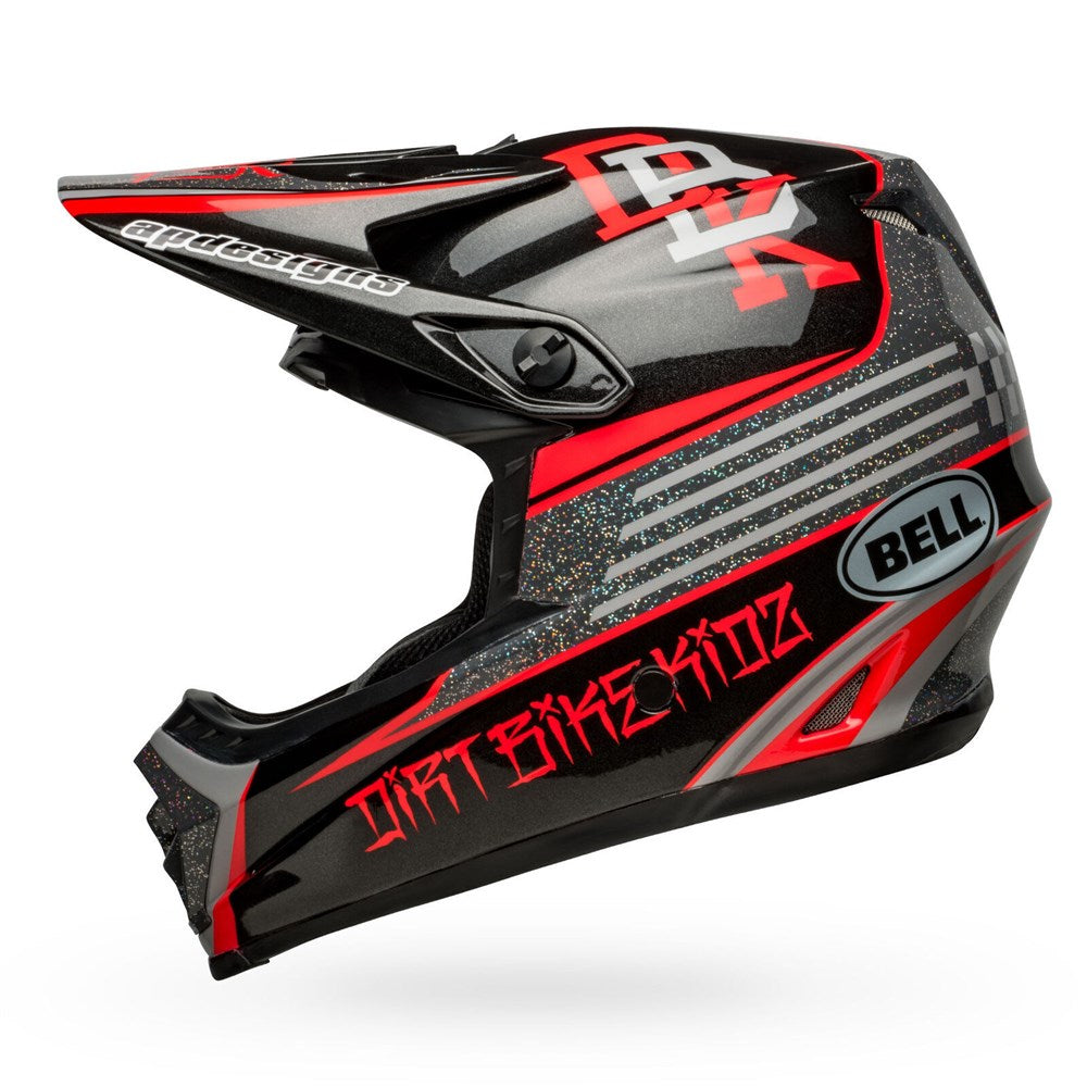 BELL MOTO-9 MIPS YOUTH TWITCH REPLICA 22 BLK/GRY (LG/XL) [ONC01] #