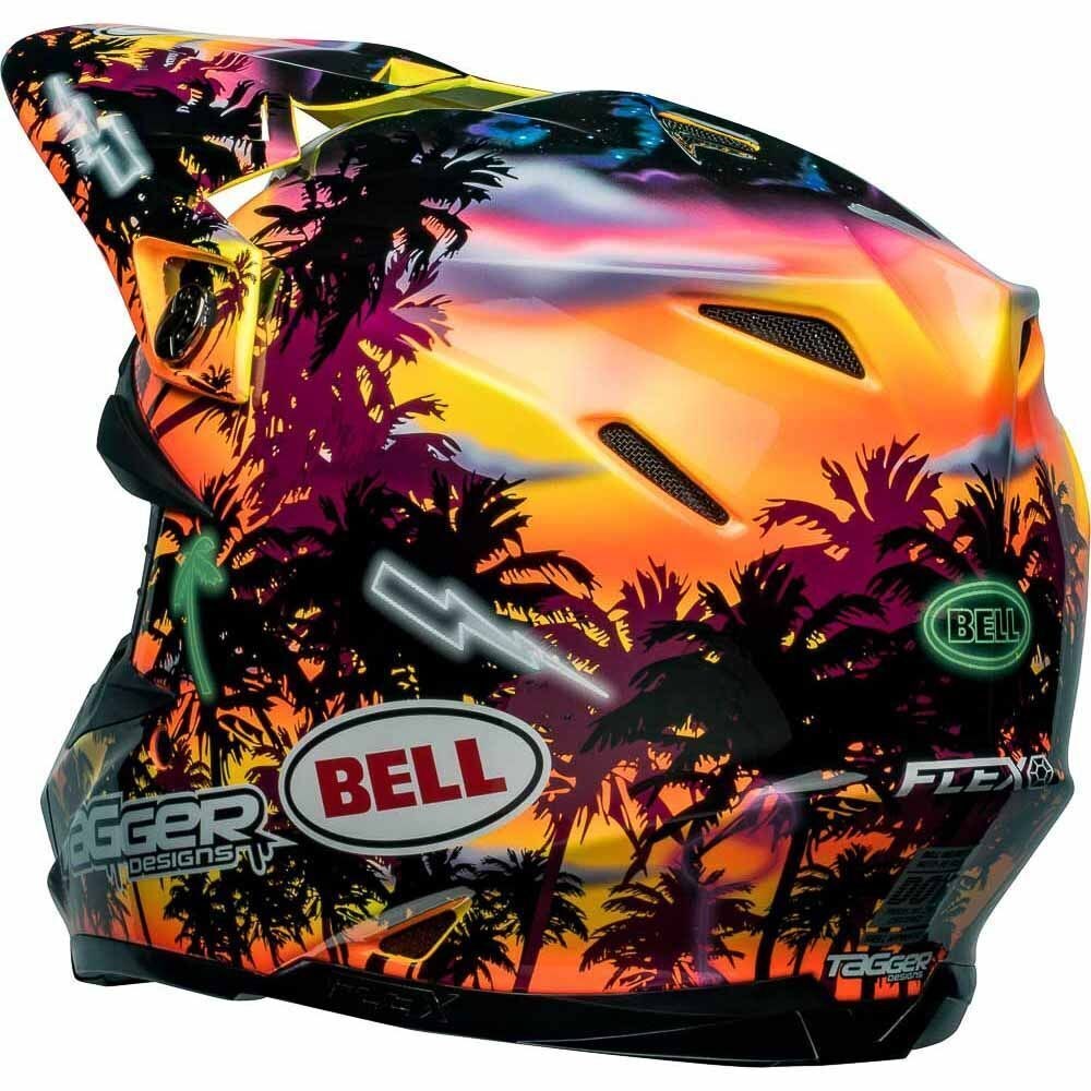 BELL MOTO-9S FLEX TAGGER TROPICAL FVR YEL/ORG (LG) [ONC01] #