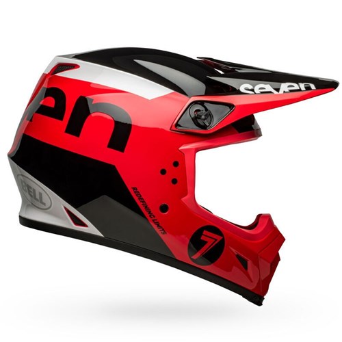 BELL MX-9 MIPS SEVEN PHASER - RED/BLACK