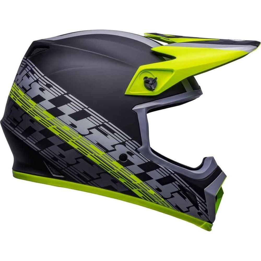 BELL MX-9 MIPS OFFSET MATT BLK/HI-VIZ YEL (2XL) [ONC01] #