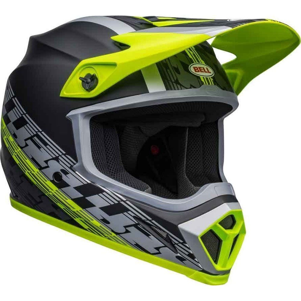 BELL MX-9 MIPS OFFSET MATT BLK/HI-VIZ YEL (2XL) [ONC01] #