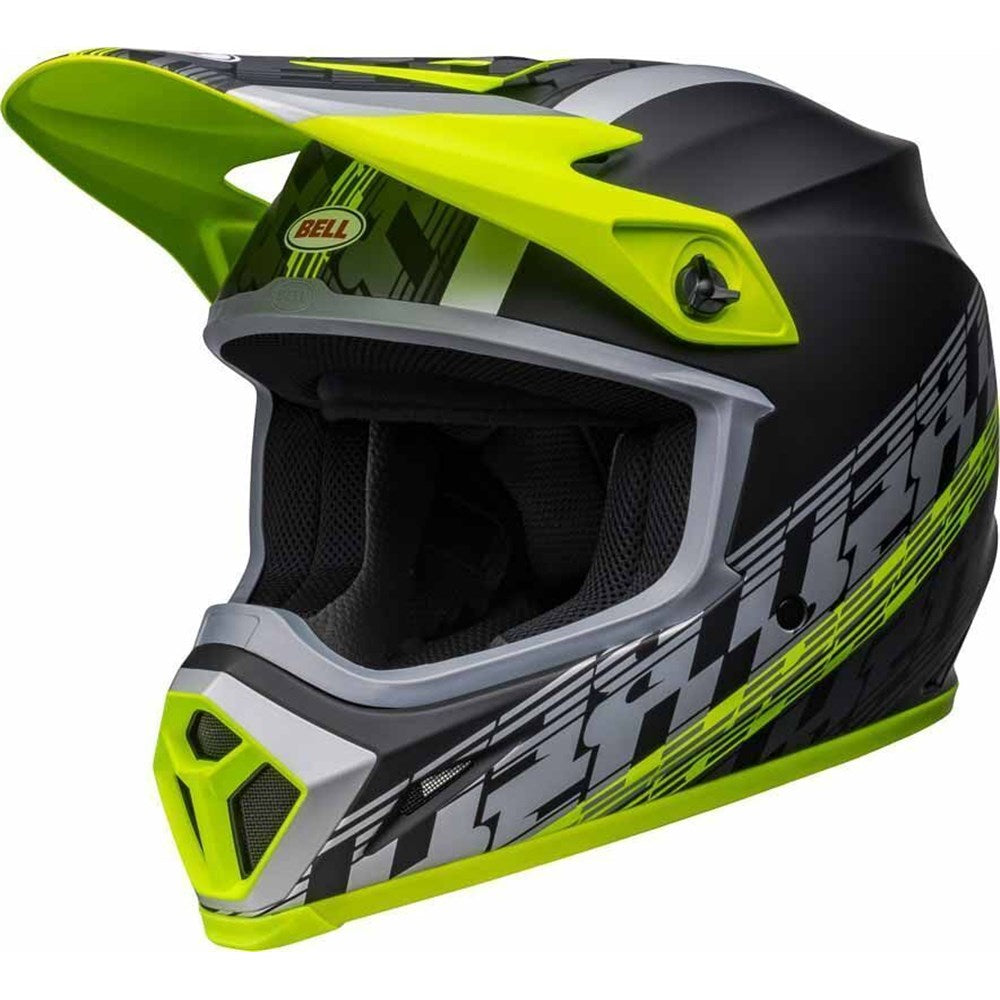 BELL MX-9 MIPS OFFSET MATT BLK/HI-VIZ YEL (2XL) [ONC01] #