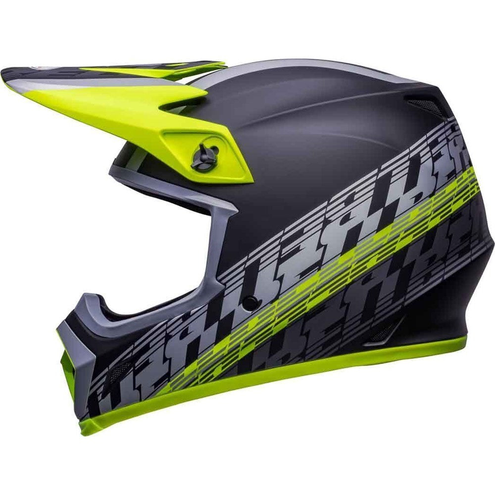 BELL MX-9 MIPS OFFSET MATT BLK/HI-VIZ YEL (2XL) [ONC01] #