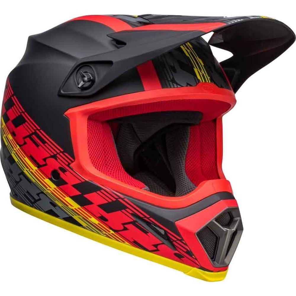 BELL MX-9 MIPS OFFSET MATT BLK/RED (2XL) [ONC01] #