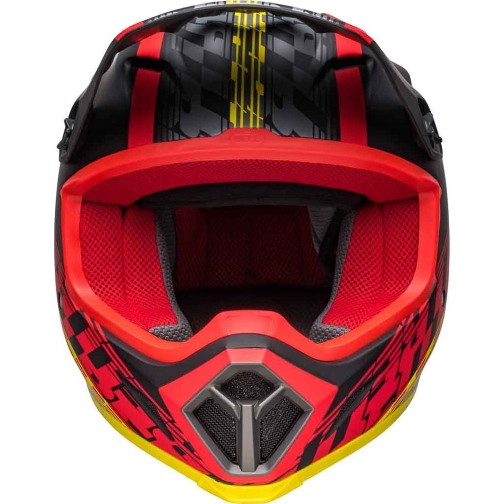 BELL MX-9 MIPS OFFSET MATT BLK/RED (2XL) [ONC01] #