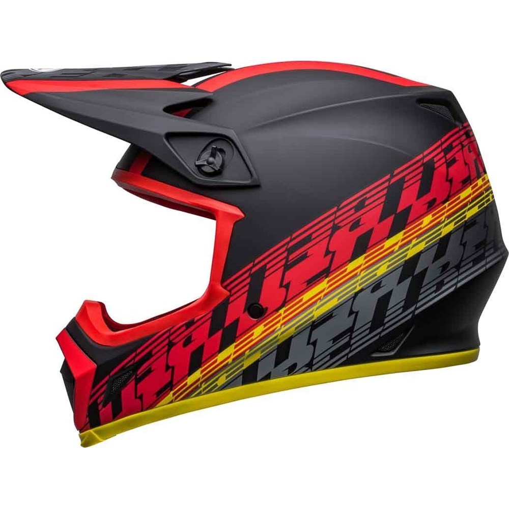 BELL MX-9 MIPS OFFSET MATT BLK/RED (2XL) [ONC01] #