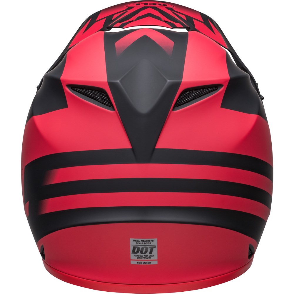 BELL MX-9 MIPS DISRUPT MATT BLK/RED (2XL) [ONC01] #
