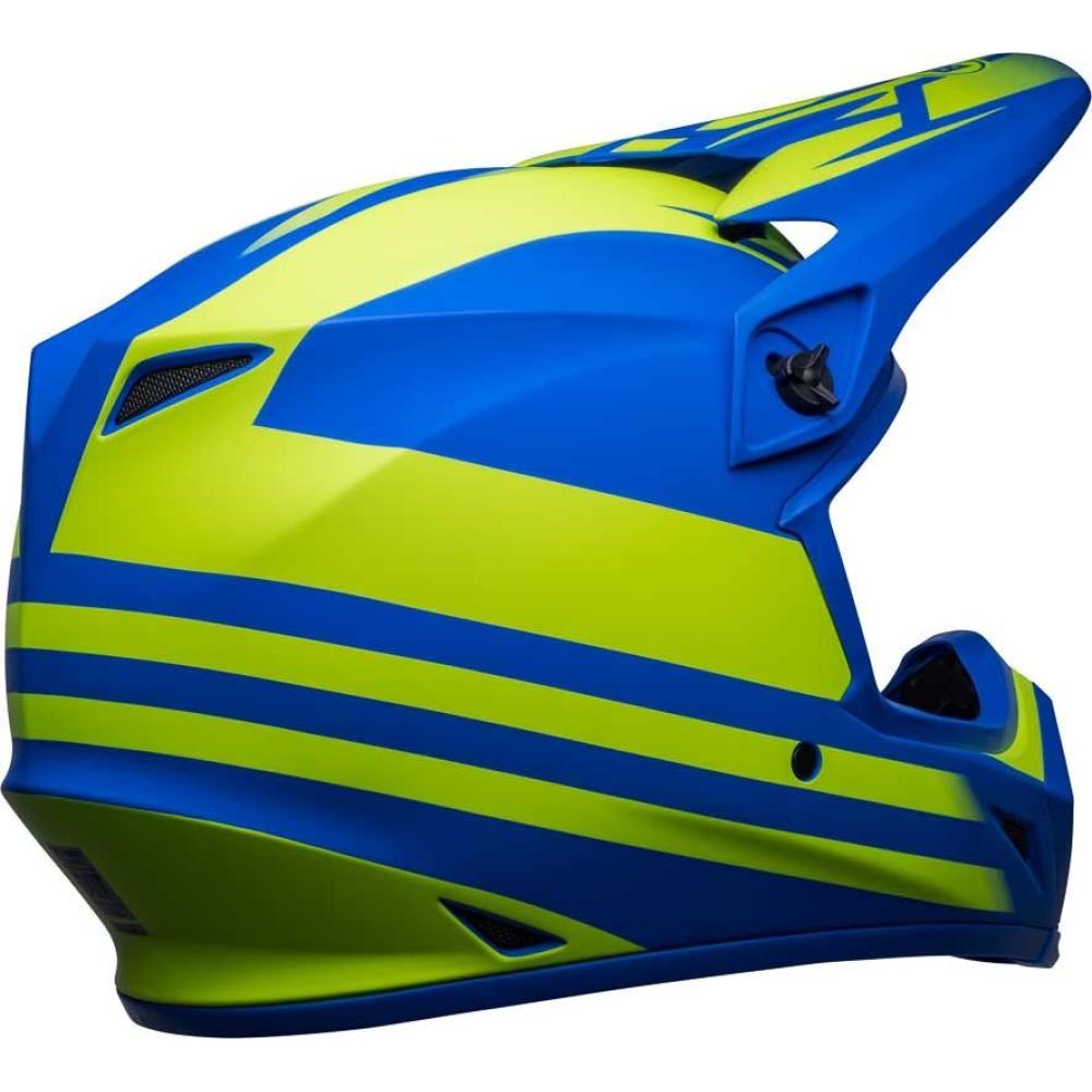 BELL MX-9 MIPS DISRUPT MATT CLASSIC BLUE/HI-VIZ YEL (2XL) [ONC01] #