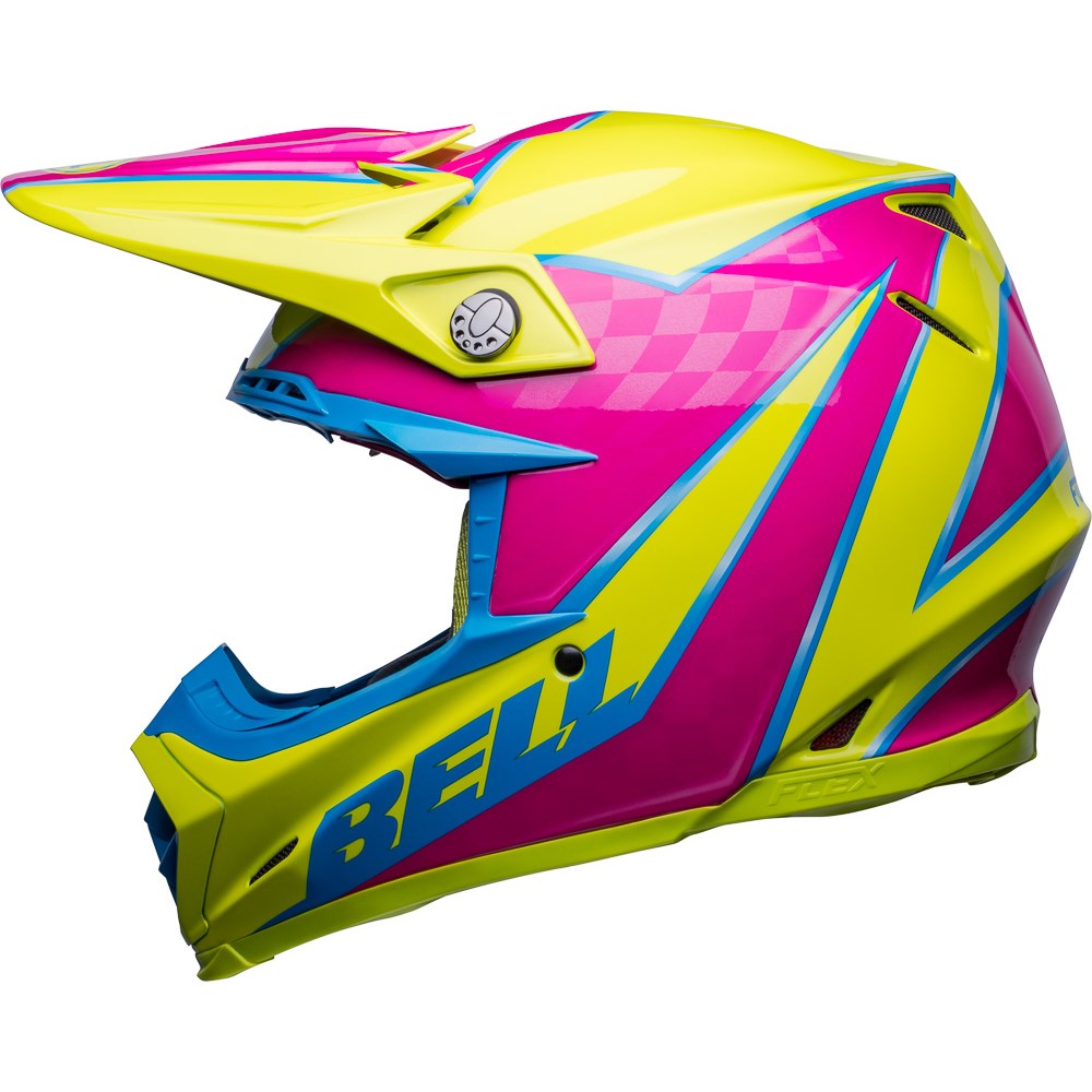 BELL MOTO-9S FLEX SPRITE YEL/MAG (XL) [ONC01] #