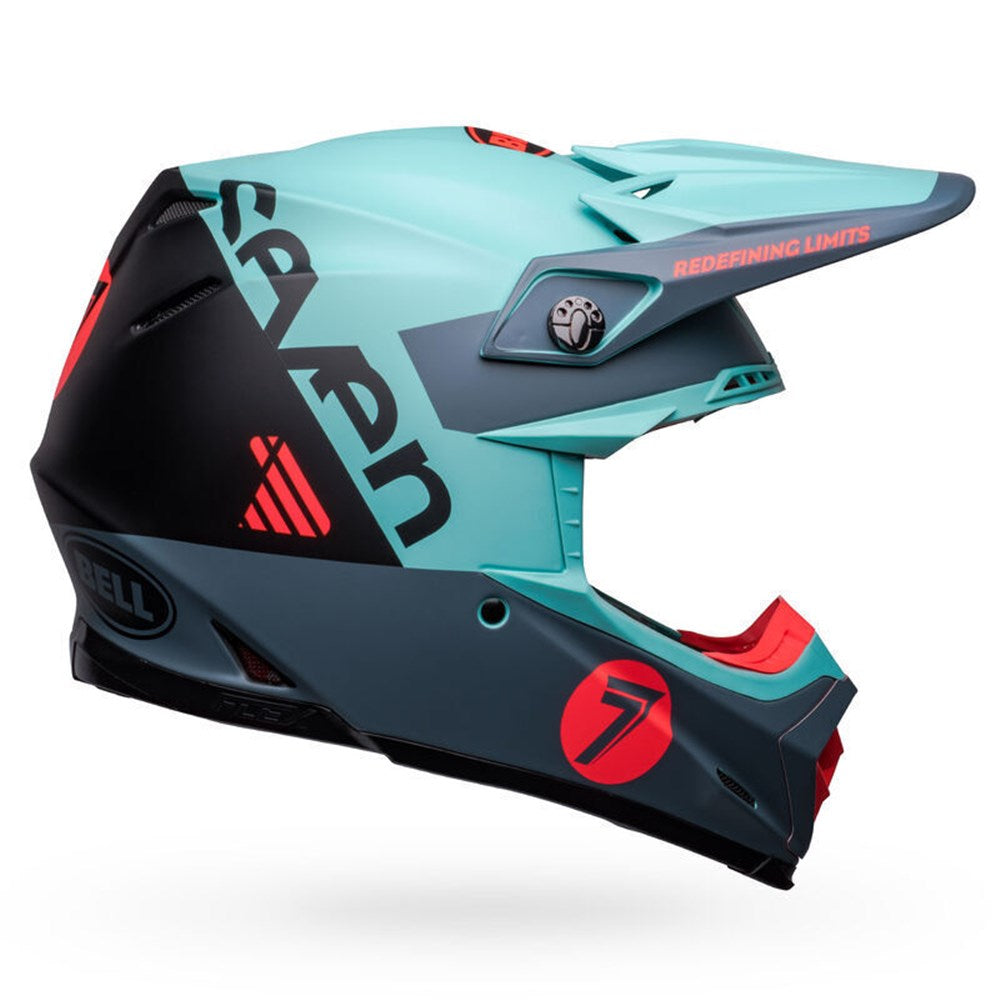 BELL MOTO-9S FLEX SEVEN VANGUARD LE MATT AQUA/BLK (SM) [ONC01] #