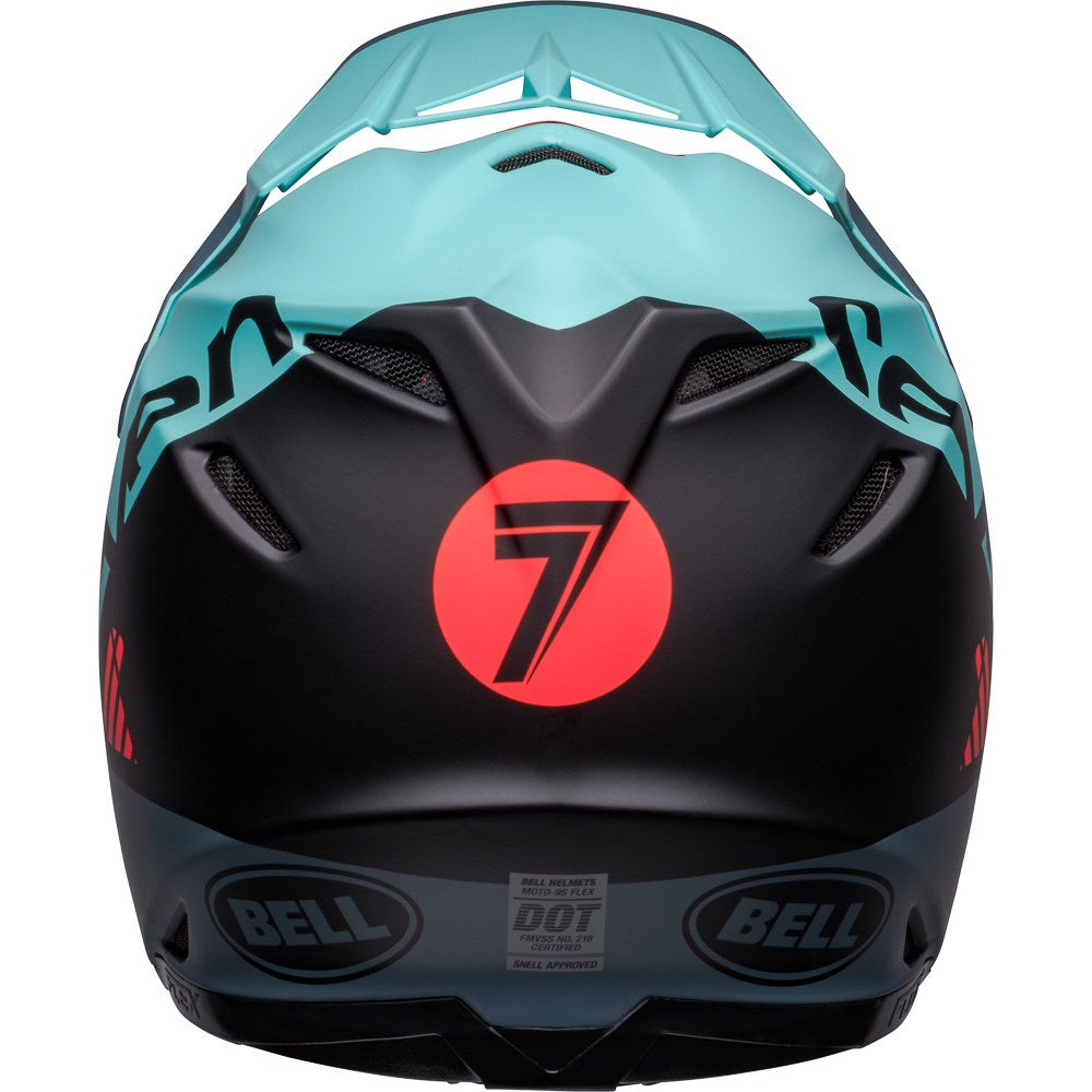 BELL MOTO-9S FLEX SEVEN VANGUARD LE MATT AQUA/BLK (LG) [ONC01] #