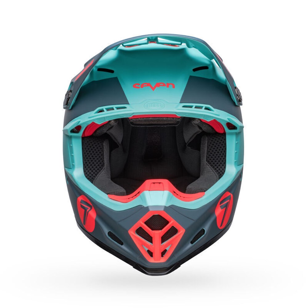BELL MOTO-9S FLEX SEVEN VANGUARD LE MATT AQUA/BLK (LG) [ONC01] #