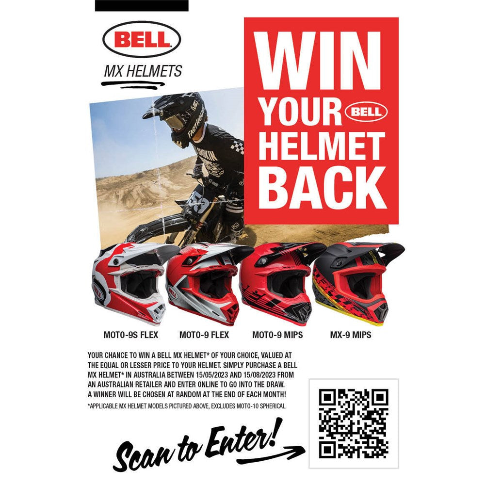 BELL MOTO-9S FLEX SPRINT M/G BLK/GRY (MD) [ONC01] #