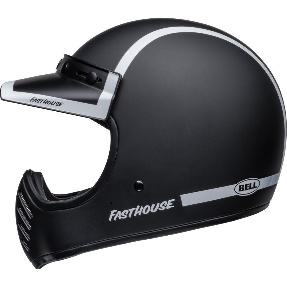 BELL MOTO-3 FASTHOUSE OLD ROAD M/G BLK/WHT (MD) [ONC01] #