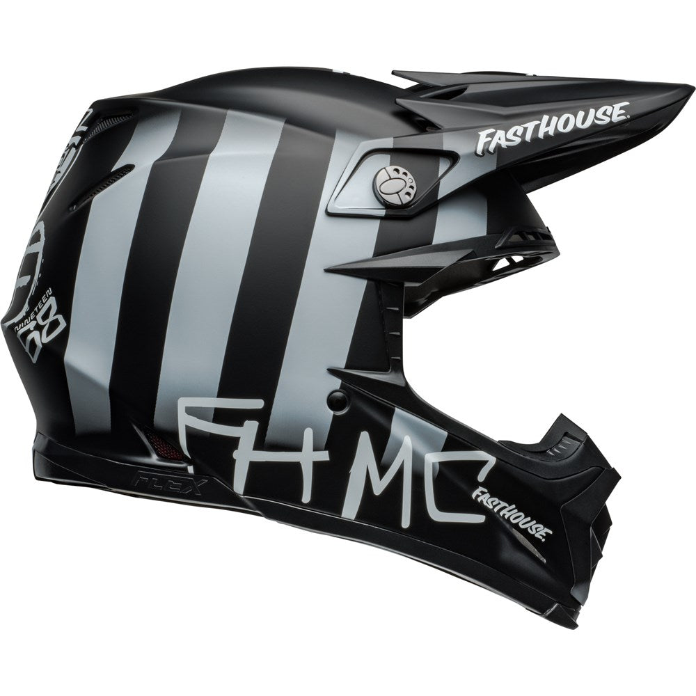 BELL MOTO-9S FLEX FASTHOUSE MC CORE MATT BLK/YEL (SM) [ONC01] #