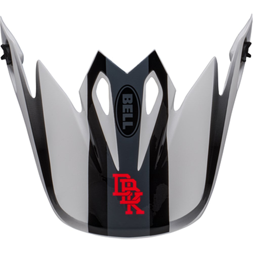 BELL S/P - MX-9 MIPS PEAK TWITCH DBK 24 BLK/WHT #