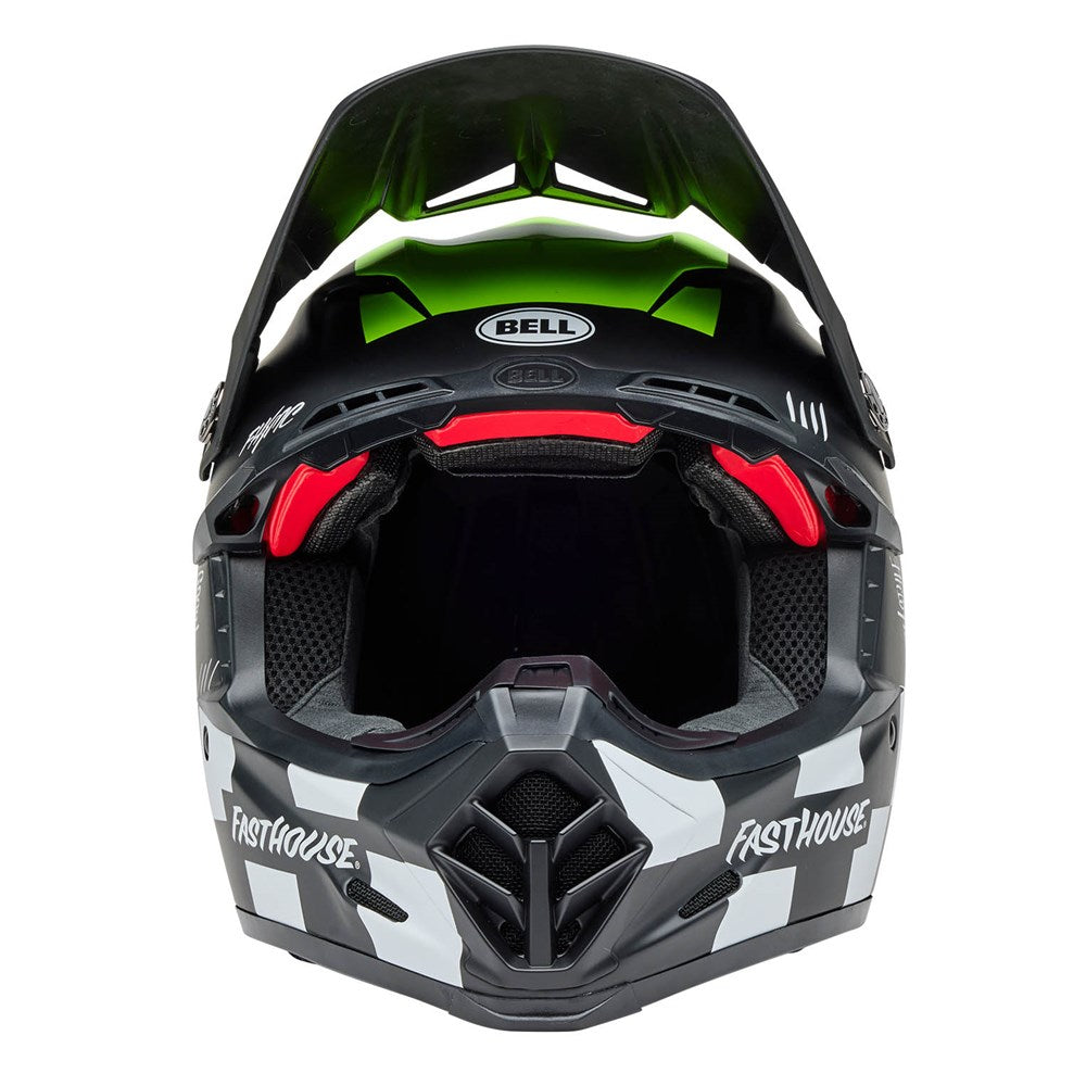 BELL MOTO-9S FLEX FASTHOUSE SMKBMB M/G BLK/HIVIZ YEL (SM) [ONC01] #