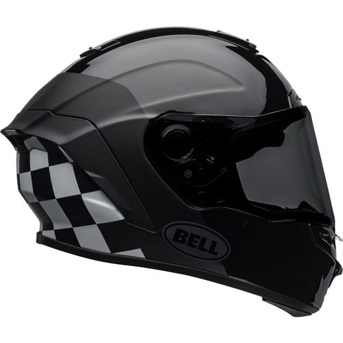 BELL STAR DLX MIPS LUX CHECKER MATTE GLOSS BLACK/WHITE