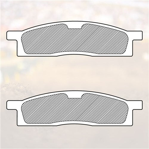 RENTHAL RC-1 WORKS BRAKE PADS - BP109 (DP408)