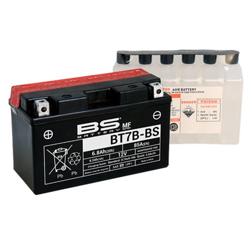 BS BATTERY MF - BT7B-BS (inc acid) - [CTN 6] (UN2796/CLASS 8 - II)