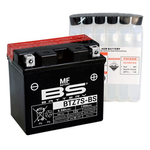 BS BATTERY MF - BTZ7S-BS (inc acid) - [CTN 6] (UN2796/CLASS 8 - II)