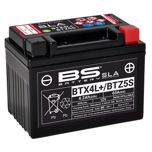 BS BATTERY SLA - BTX4L+ /BTZ5S (FA) - [CTN 8] (UN2800/CLASS 8)